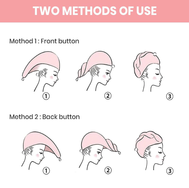 Set 3 Prosoape turban din microfibra